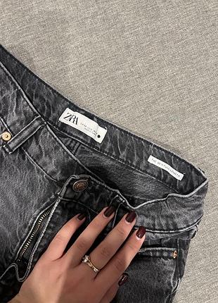 Джинси жіночі zara сірі 2