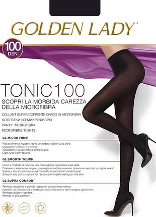 Колготы женские golden lady tonic 100 den nero 1,2,3,4 г.