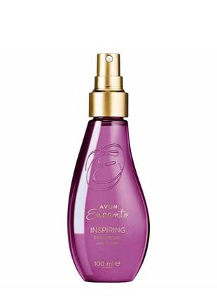 Avon encanto inspiring "кремова фіалка", 100 мл спрей для тіла