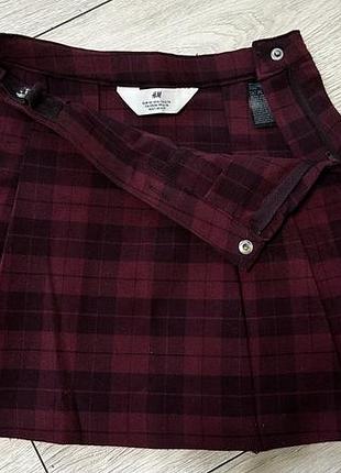 Бордова юбочка від h&m 3