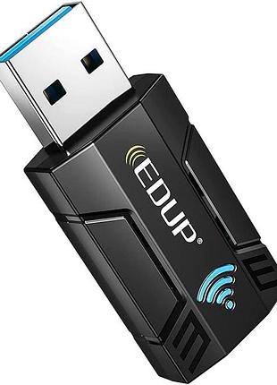 Бездротовий wi-fi адаптер edup wireless usb adapter дводіапазонний usb wi-fi адаптер 1300 мбіт/с