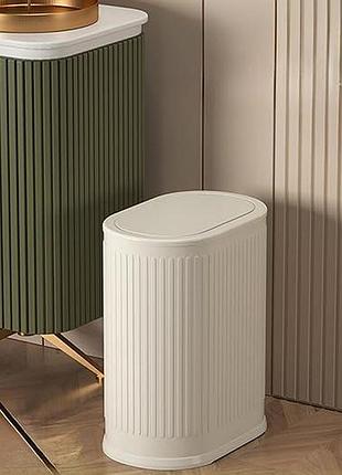 Мусорное ведро 6 л ivtutvi trash can zldeh-033 узкое мусорное ведро с нажимной крышкой