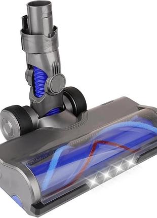 Сменная насадка щетка для пылесоса dyson v6, dc58, dc59 турбощетка с led подсветкой для пылесосов dyson