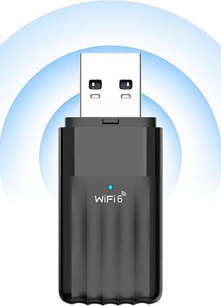 Дводіапазонний usb-адаптер wollink 900mbps mini usb wi-fi 6 wireless adapter wl-na1605 usb wi-fi адаптер з bluetooth