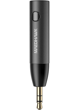 Bluetooth адаптер maedhawk btr005 3.5 mm aux бездротовий приймач bluetooth 5.0 з мікрофоном