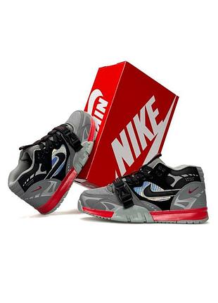 Мужские кроссовки nike air trainer 1 sp utility m grey black coral