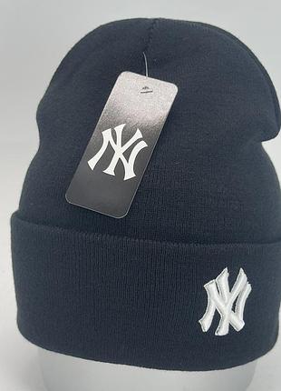 Шапка унісекс new york yankees чорна