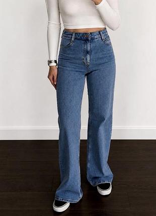 Джинси zara wide leg comfort
