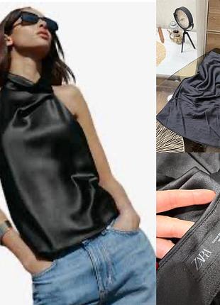 Майка шовкова від бренду zara