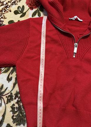 Жіночий светр zara червоний 5