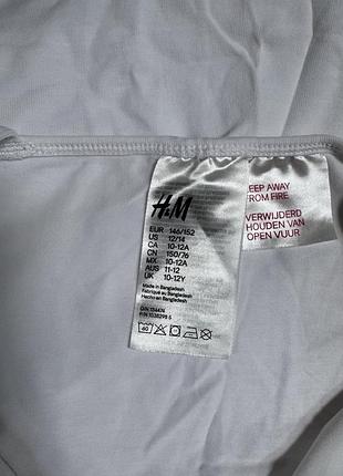 Майка для дівчинки h&m біла 3