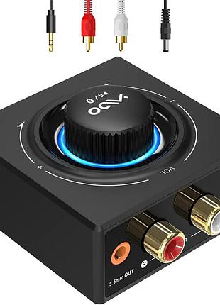 Аудіоадаптер ymoo wireless audio adapter b06t3 приймач bluetooth 5.3 ля під'єднання домашньої стереосистеми