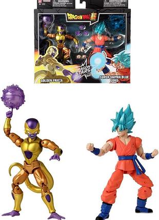 Набор фигурок из аниме 17 см dragon ball golden пара коллекционных фигурок из аниме