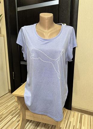 Футболка жіноча puma блакитна xl