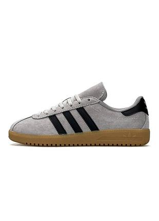 😍 женские кроссовки adidas bermuda light grey black