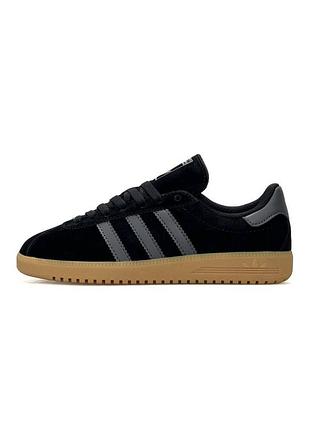😍 женские кроссовки adidas bermuda black grey