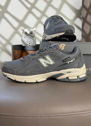 Водонепроникні кросівки new balance 740 thinsulate gtx grey beige