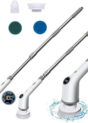 Скруббер-щітка 120 см 2000 mah electric spin scrubber ghy-sp03 електрична обертова скубер-щітка