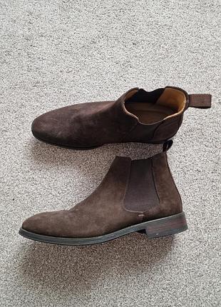 Evita man's suede chelsea boots чоловічі замшеві черевики челсі