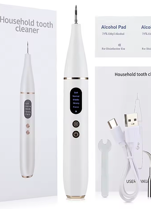 Электрический зубной скалер household tooth cleaner бытовой ультразвуковой очиститель зубов