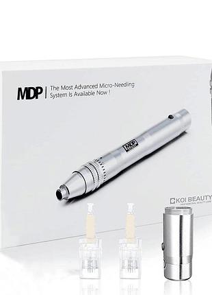 Аппарат для микронидлинга mdp koi beauty a400 микронидлинговая ручка для лица и тела 0-2,5 мм дермапен