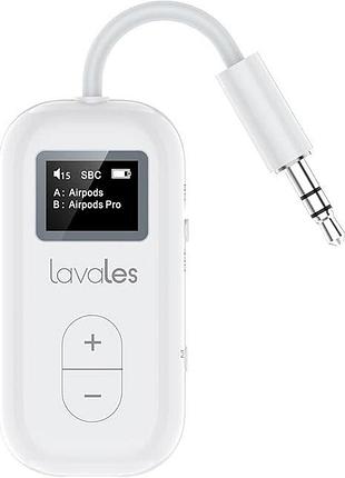 Bluetooth-адаптер lavales safefly dual трансмітер, бездротовий передавач для mp3 і пк