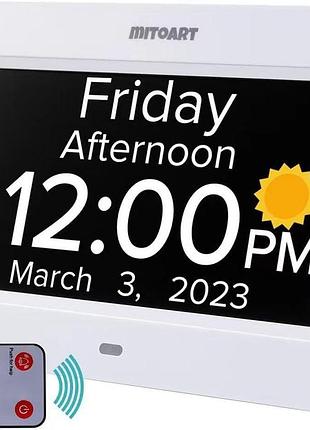 Цифровой будильник календарь, 7" lcd digital calendar day clock