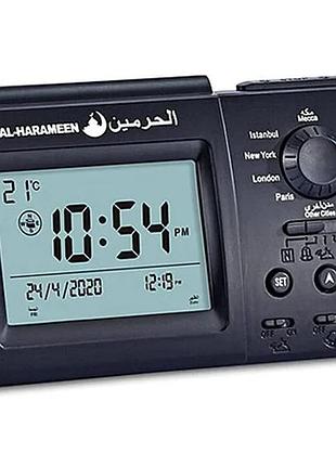 Настольные часы с будильником для мусульман al-harameen g1 исламские цифровые часы с азаном