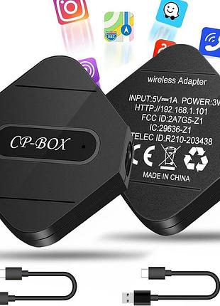 Бездротовий адаптер carplay z1a usb 5 в автомобільний адаптер bluetooth для смартфона ios