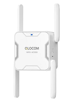 Wifi адаптер qlocom wifi5 ac1200 cf-xr181 ретранслятор дальнего действия, усилитель сигнала wifi 1200 мбит/с