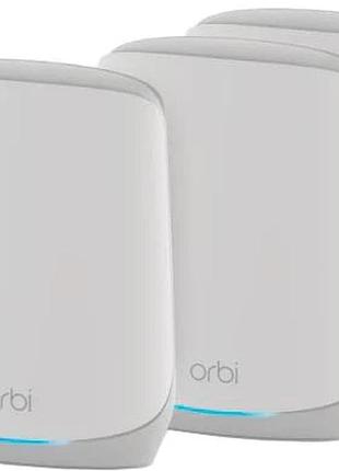 Трехдиапазонная wifi mesh система netgear orbi robus triband wifi 6 system aх5400 5.4gbps система маршрутизатора и двух сателлитов