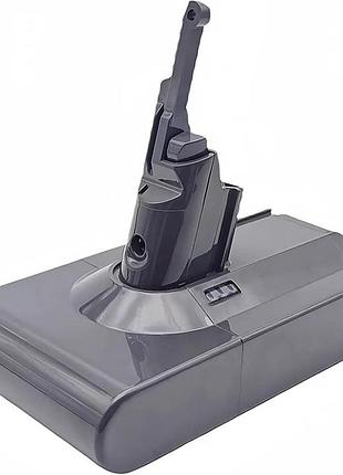 Аккумулятор для dyson v8 dc58/dc62/dc74 6000 мач 21.6 в lithium ion battery сменный аккумулятор для беспроводного пылесоса
