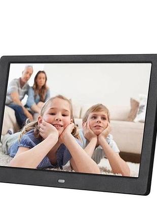 Цифровая фоторамка с ips экраном 10.1 дюйма leytse black мультимедийная фоторамка