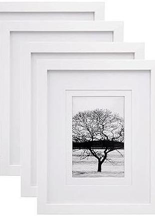 4шт. набор из деревянных фоторамок 27.5x23 см egofine комплект рамок для фотографий формата 20x25 см