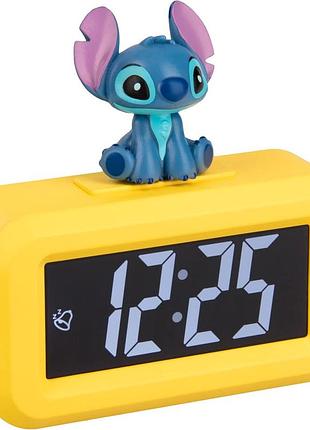 Компактний цифровий будильник palmone icon alarm clock mini stitch yellow будильник з музичним сигналом у стилі disney lilo &