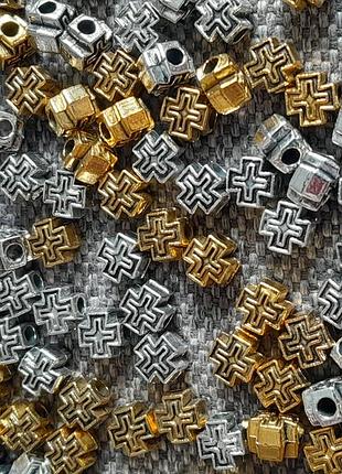 Намистини хрестик 100 шт