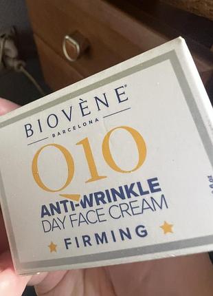 Крем для обличчя biovene q10 anti-wrinkle day face cream firming