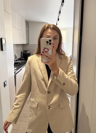 Жіночий піджак оверсайз h&m кемел
