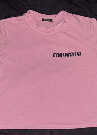 Жіночий спортивний костюм miu miu рожевий