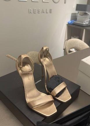 Босоніжки жіночі ysl золотисті