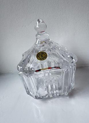 Мини шкатулочка хрусталь италия 3