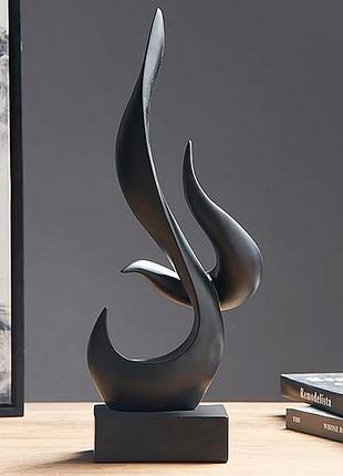 Абстрактная скульптура из смолы octdays abstract statue арт-статуэтка, декоративная фигурка для дома 38 см