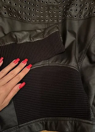 Куртка кожаная bebe 5