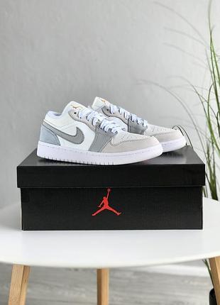 Кросівки жіночі найк nike air jordan retro 1 low