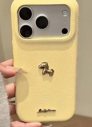Чохол apple iphone 17 pro жовтий