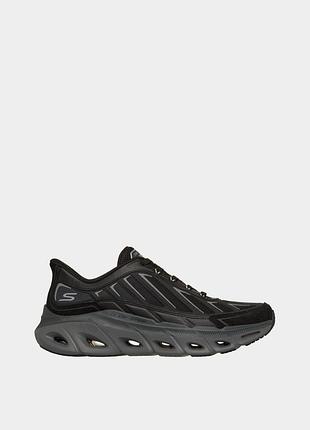 Оригинальные мужские кроссовки skechers / мужские кроссовки скечерс на широкую стопу черные