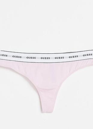 Трусики жіночі guess стрінги рожеві