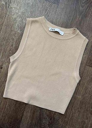 Жилетка топ кофта zara 5