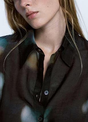Рубашка с шелком massimo dutti 3