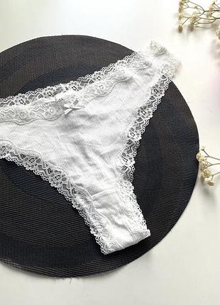 Трусики в рубчик бразеліано h&m